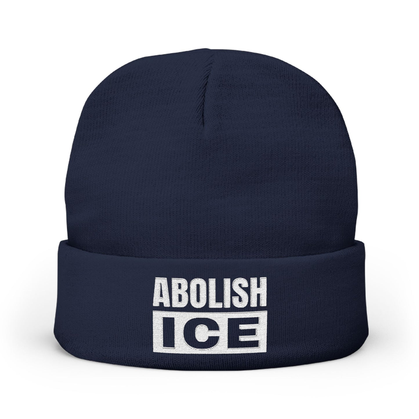 Abolish ICE Hat | Embroidered Knit Beanie | Anti ICE Hat | Abolish ICE Beanie | Multiple Colors