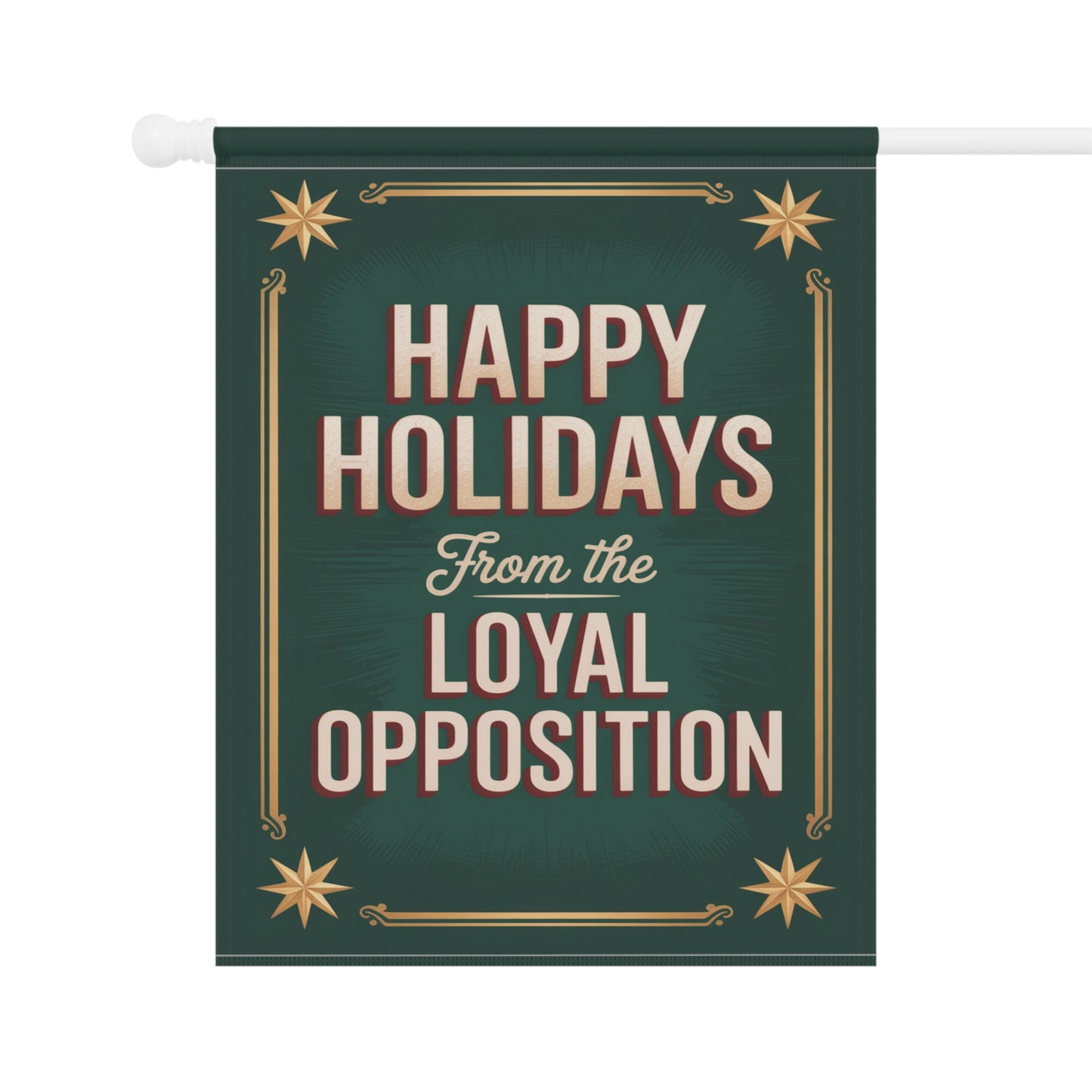 Funny Anti Trump Garden Flag, Christmas Garden Flag, Holiday Garden Flag, Funny Political Holiday Decor, Democracy Gift, Free Shipping