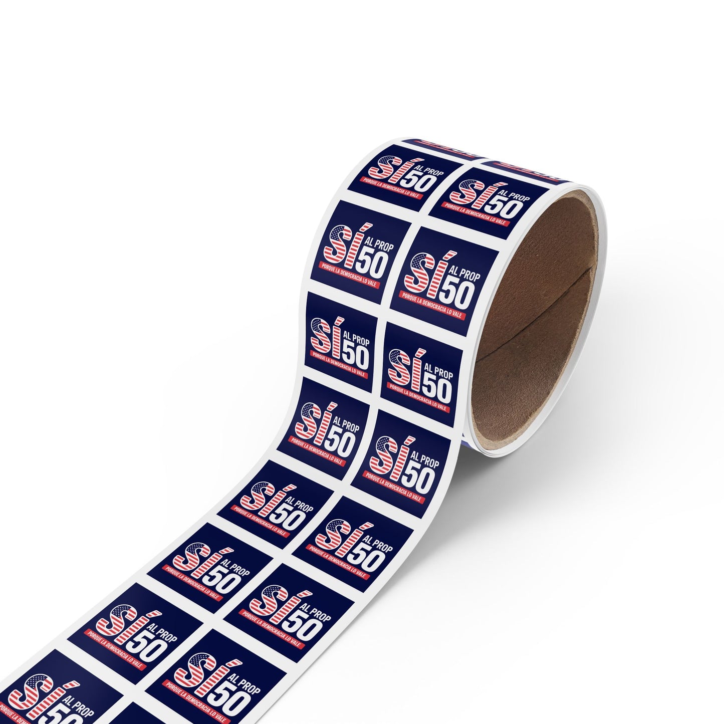 Bulk Square Sticker Rolls / Rollos de Calcomanías Cuadradas a Granel – 50, 100, 250 Pack – Free Shipping / Envío Gratis