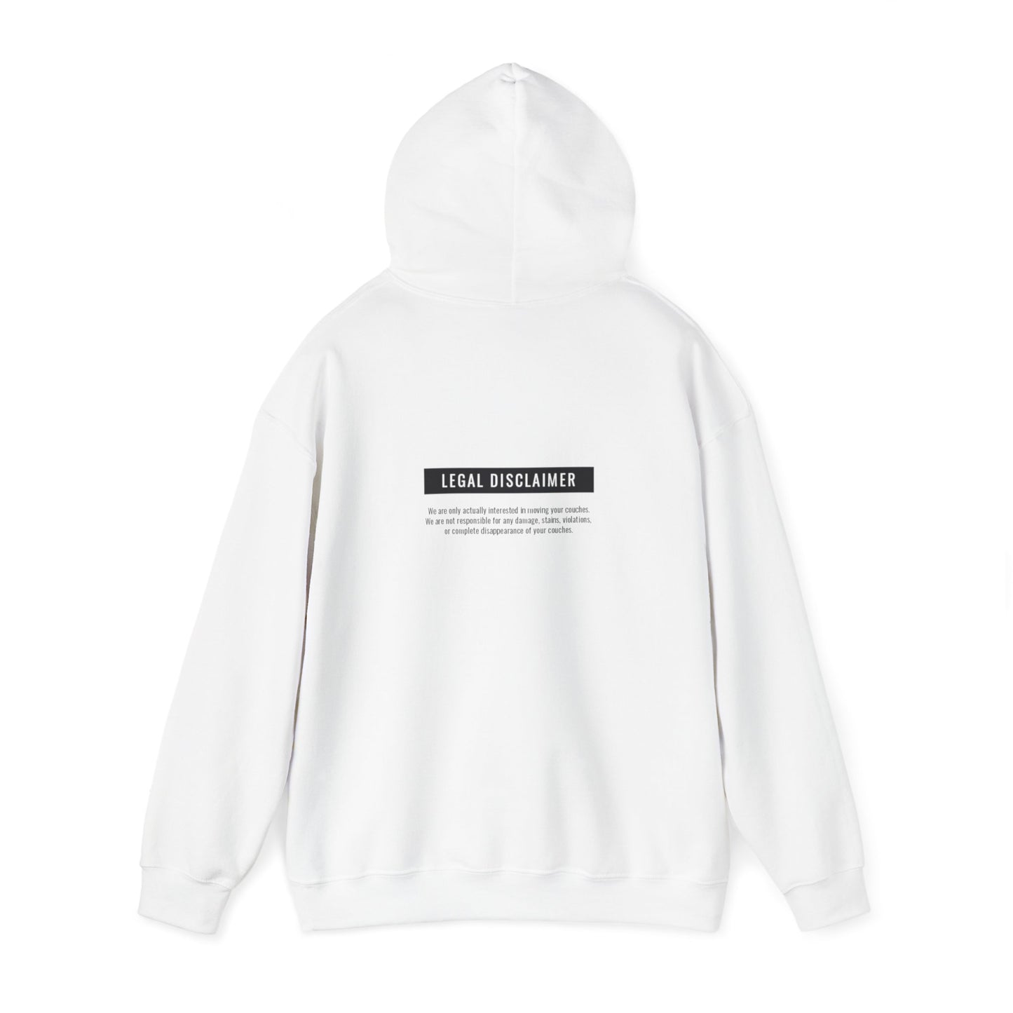 JD Vance Couch Unisex Hooded Sweatshirt, Front and Back Print, Multiple Colors