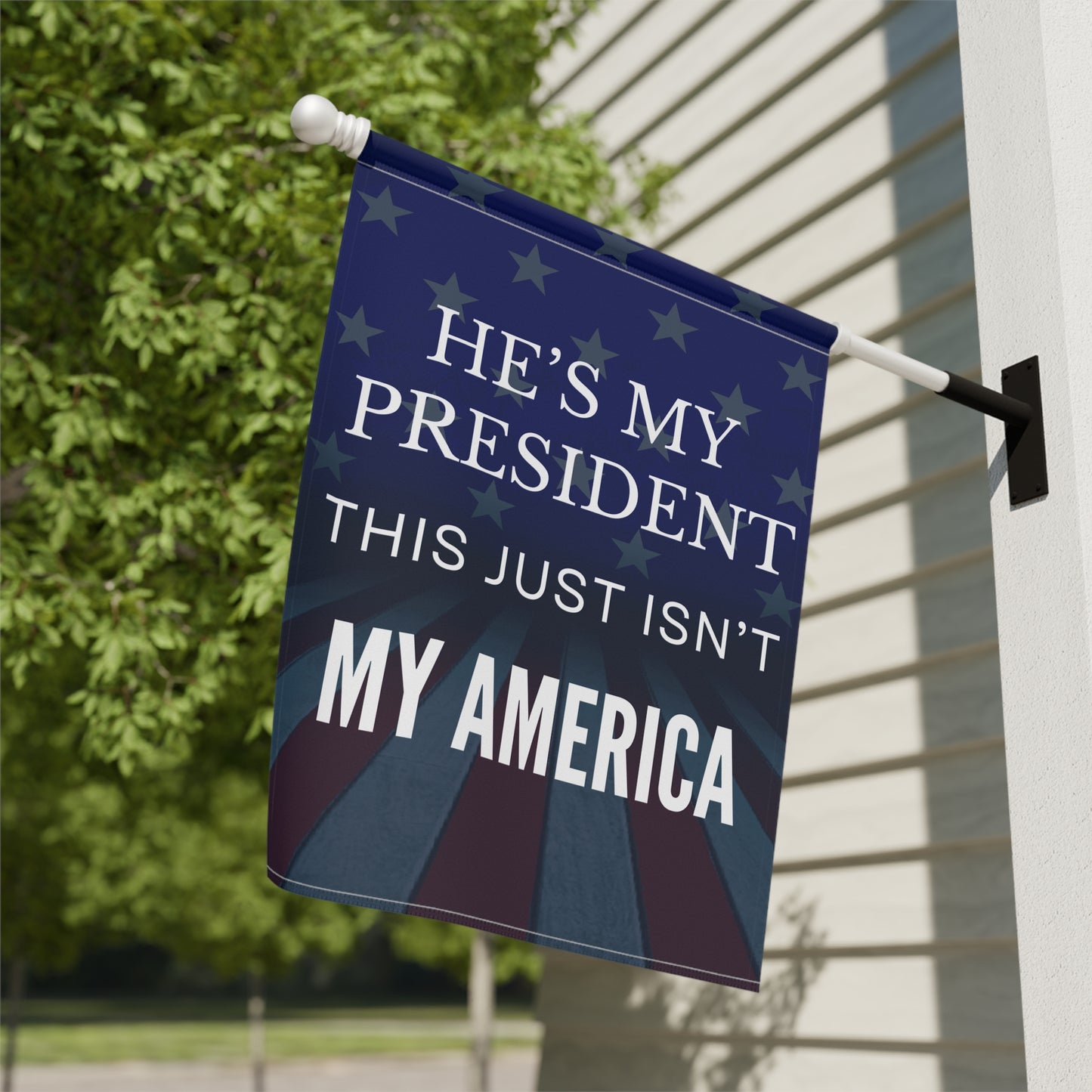 Anti Trump Flag, My President Not My America Flag