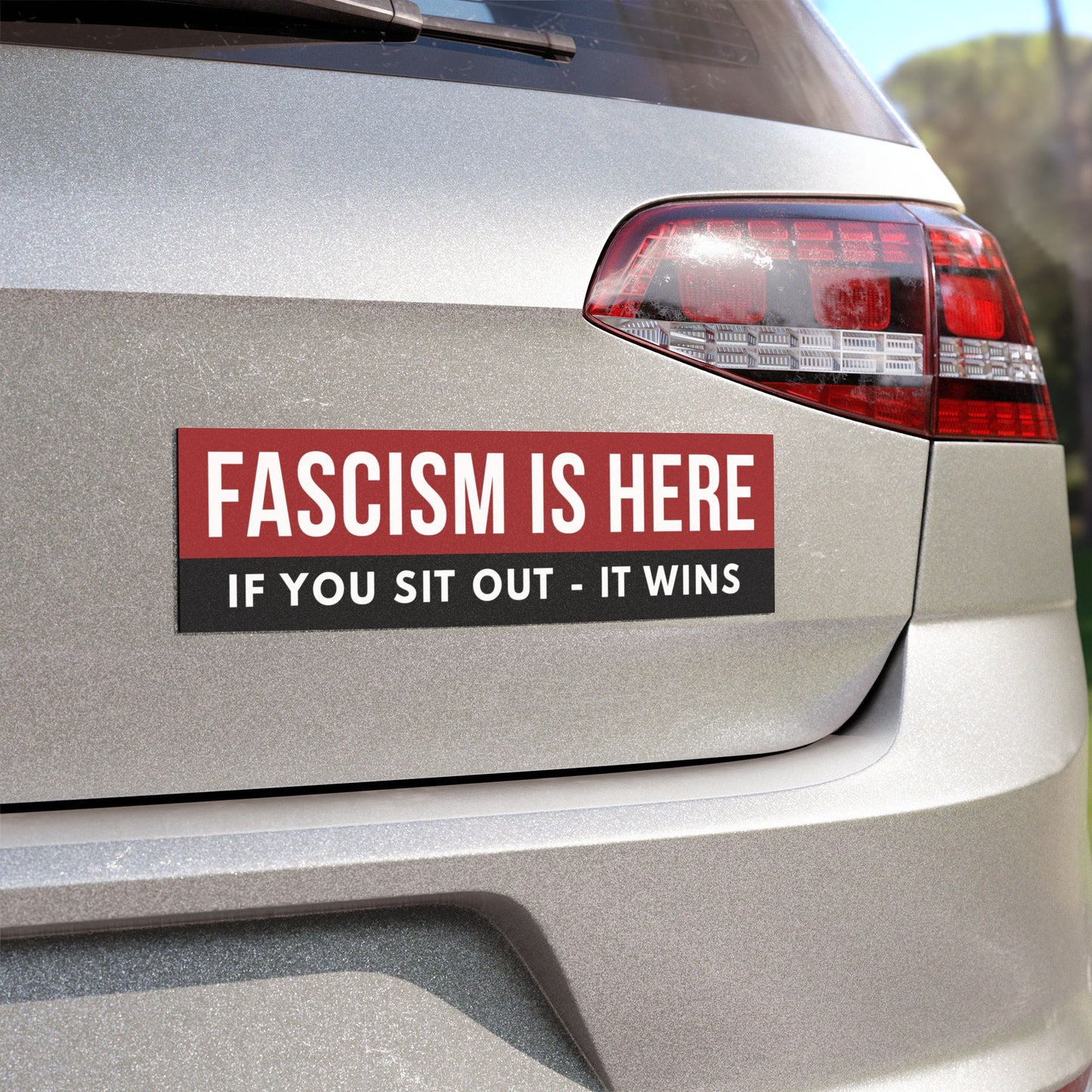 Fascism Is Here Car Magnet, Anti Trump Car Magnet, Resistance Car Magnet, Anti Trump Magnet, Free Shipping