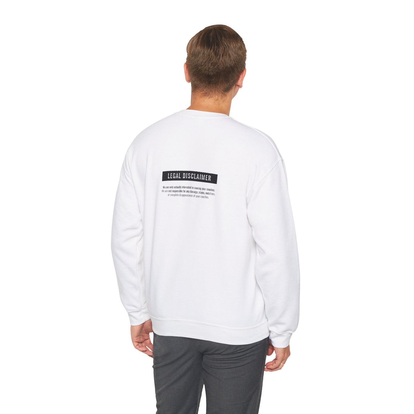 JD Vance Couch Sweatshirt, Unisex, Crewneck, Front and Back Print, Multiple Colors,