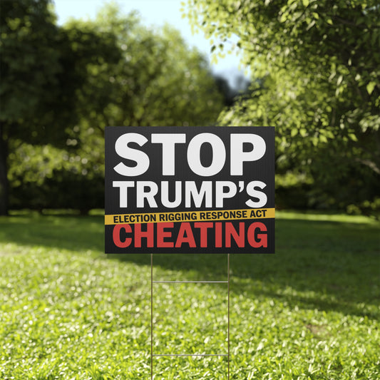 Election Rigging Response Act Yard Sign, Prop 50 Yard Sign, Gerrymandering Yard Sign, CA Protest Sign, California Signs