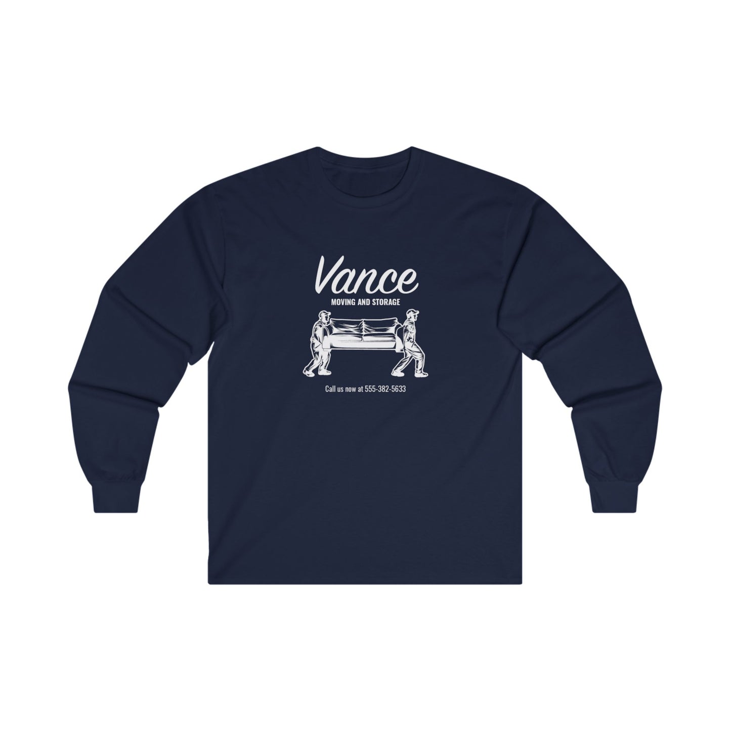 JD Vance Couch Tshirt, Unisex Ultra Cotton, Long Sleeve, Front and Back Print, Multiple Colors