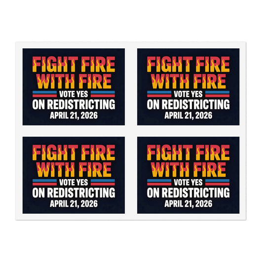 Virginia Redistricting Vote Yes Sticker Sheet | Virginia Special Election Stickers