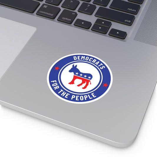 Democratic Party Sticker, Car Sticker, Laptop Sticker, Multiple Sizes, Free Shipping - ORIGINAL ARTWORK DESIGNER - Democracy Signs