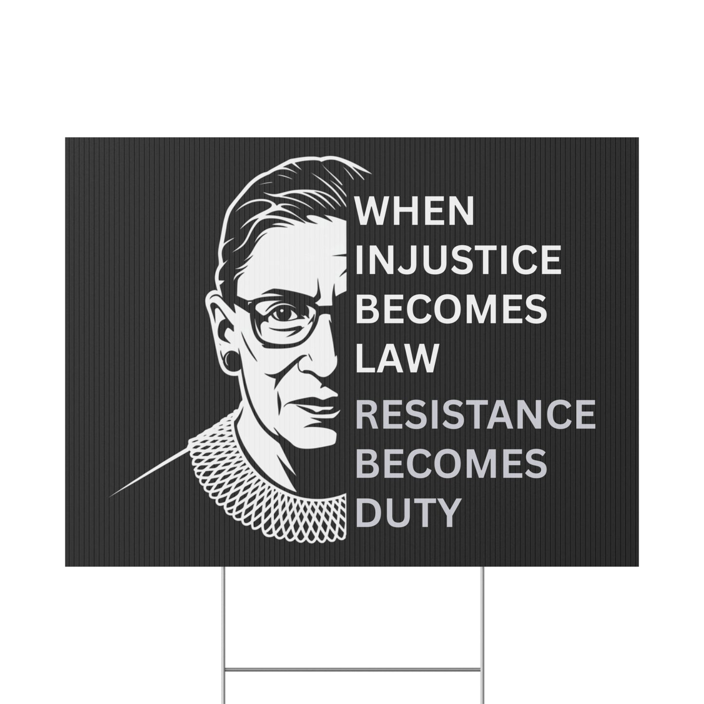 Supreme Court Yard Sign, Democracy Yard Sign, Anti Trump Yard Sign, Political Yard Sign, Print on Both Sides, Multiple Sizes