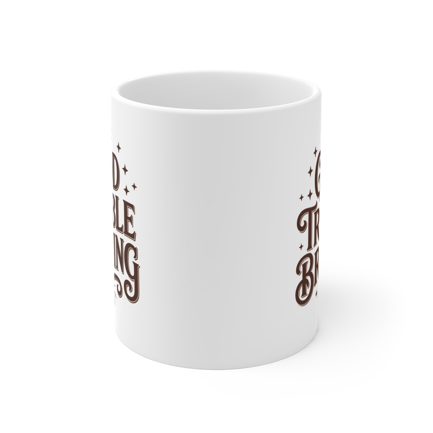 Good Trouble Brewing Mug, 11oz, Ceramic - Wholesale Democracy Mugs