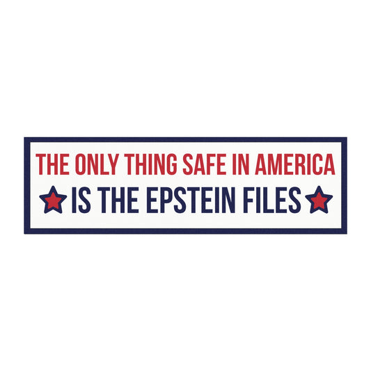 Epstein Files Magnetic Bumper Sticker, Anti Trump Magnet, Political Magnet, Magnet for Car, Bumper Magnet, Fridge Magnet