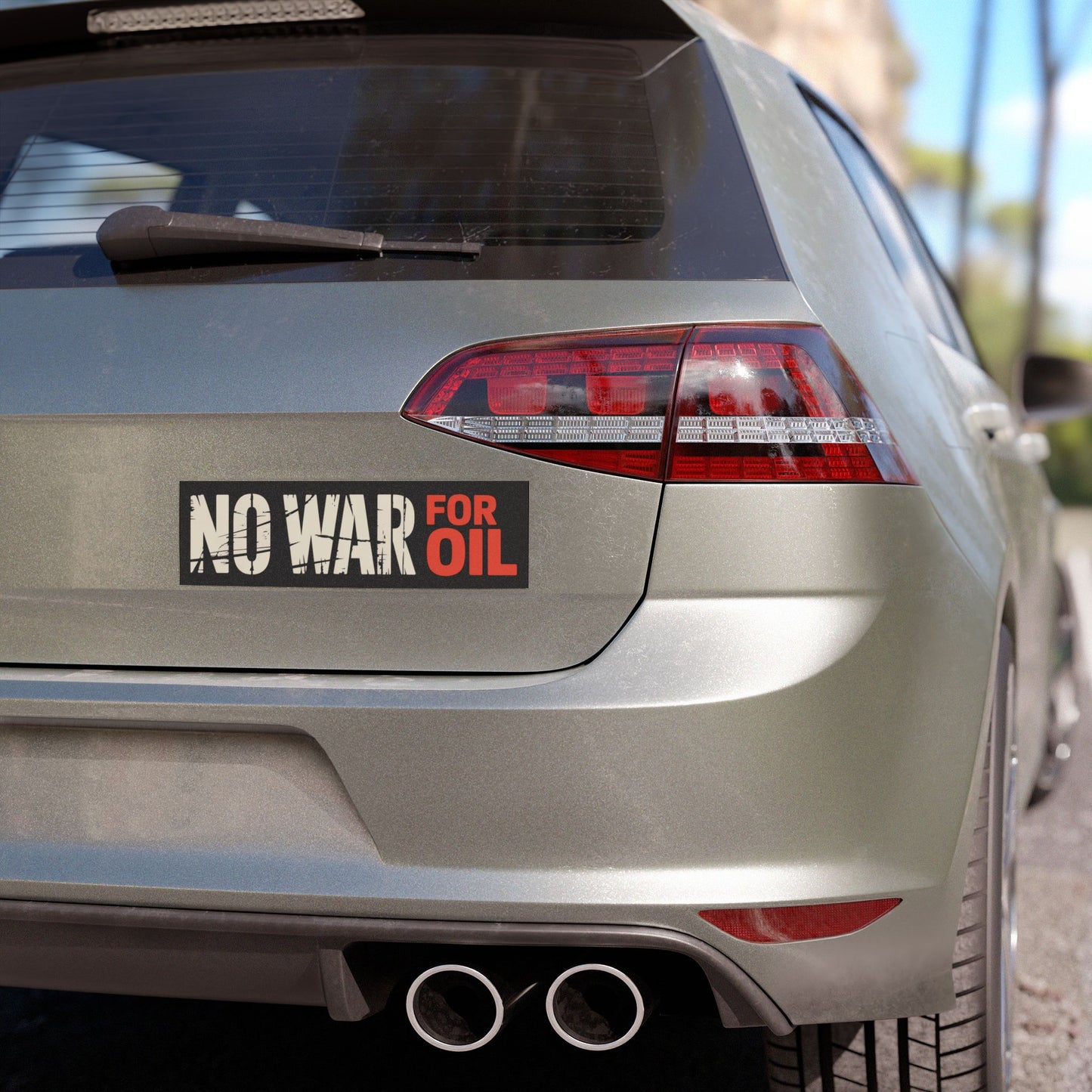 No War for Oil Car Magnet, Anti Trump Magnet, Custom Magnet, Political Magnet, Magnet for Car, Bumper Magnet