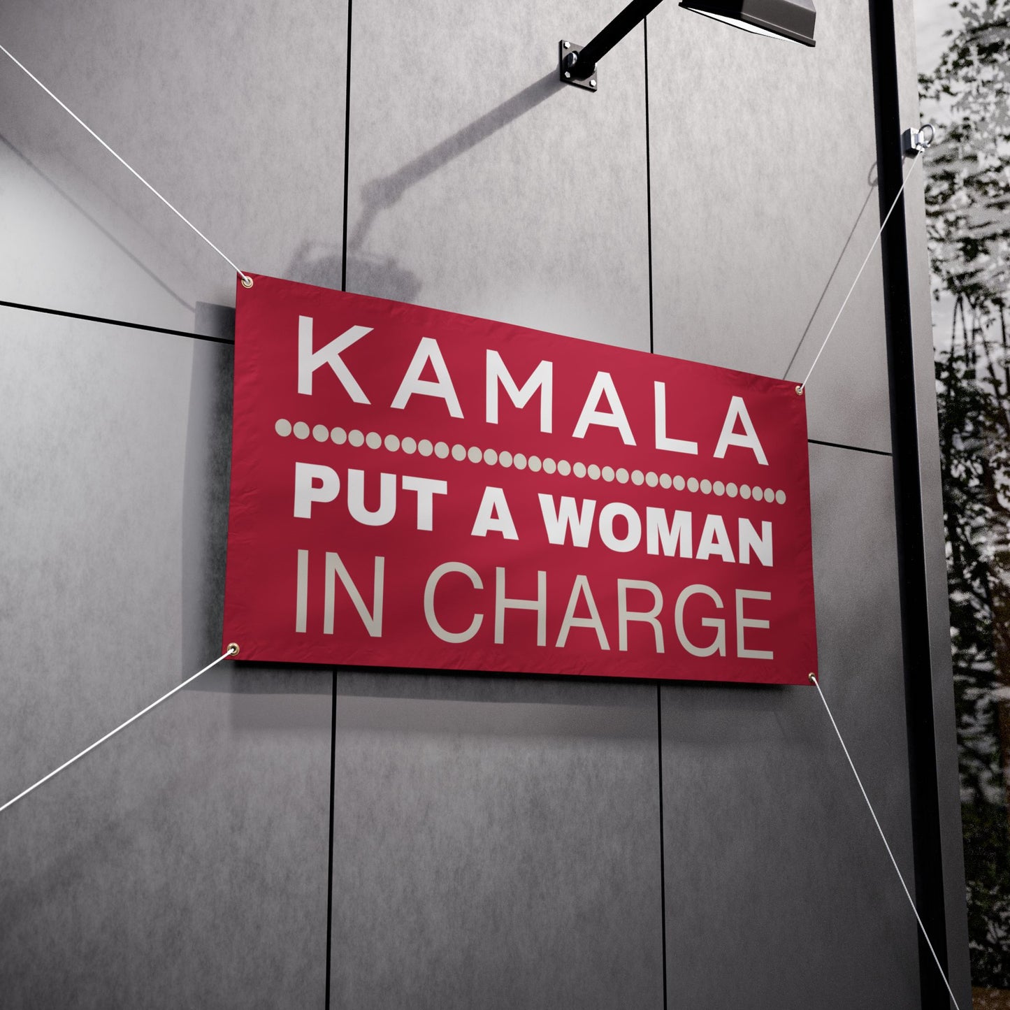 Kamala Harris, Put a Woman in Charge, Vinyl Indoor/Outdoor Banner