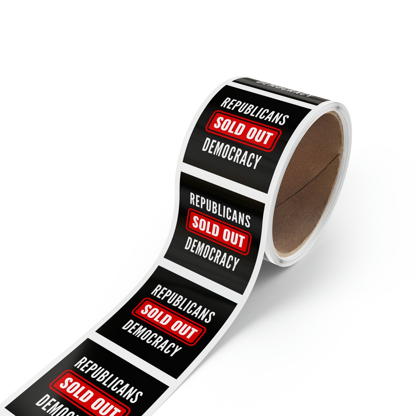 Republicans Sold Out Democracy Sticker Rolls, 50, 100 or 250, Free Shipping, Democracy Signs, Vote Sticker, Democrat Sticker