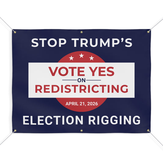 Vote Yes on Virginia Vinyl Banner — Virginia Redistricting Signs