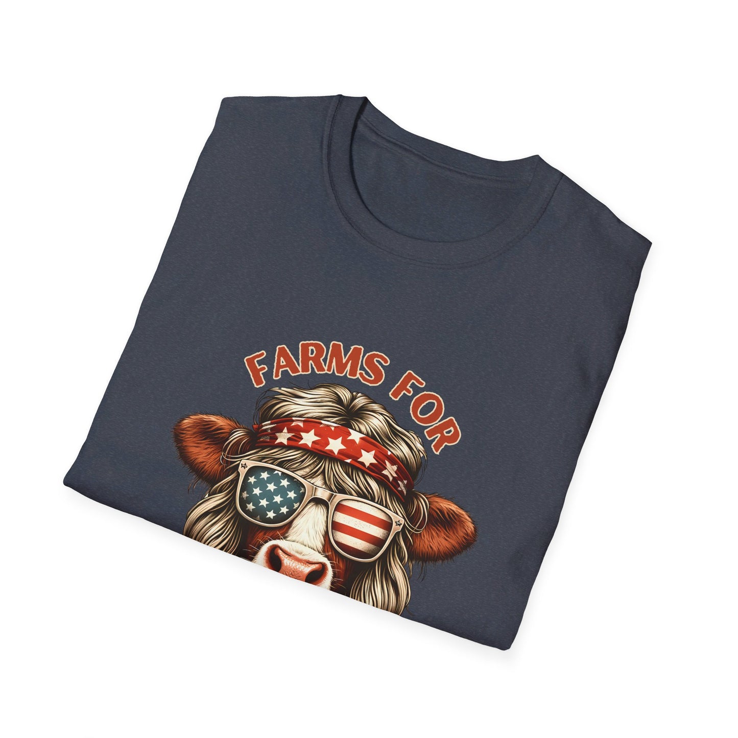 Farms for Harris Walz T Shirt - Soft, Unisex Style, Multiple Colors, Free Shipping