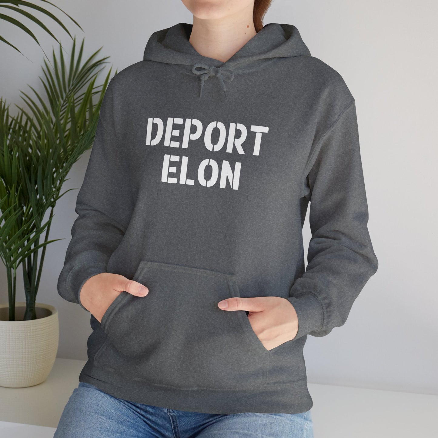 Deport Elon Hoodie, Anti-Trump Sweatshirt, Unisex,  Multiple Colors, Free Shipping