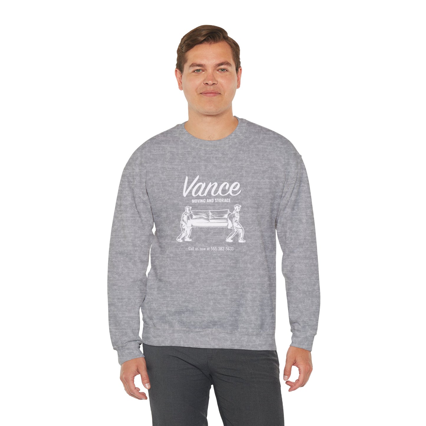 JD Vance Couch Sweatshirt, Unisex, Crewneck, Front and Back Print, Multiple Colors,