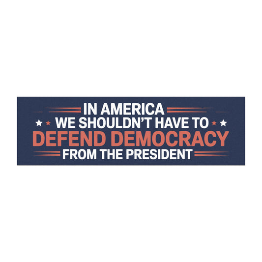 Defend Democracy Car Magnet, Fascism Car Magnet, Anti Trump Car Magnet, Resistance Car Magnet, Anti Trump Magnet, Free Shipping