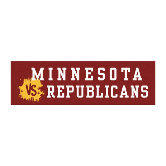 Minnesota vs Republicans Car Magnet Maroon
