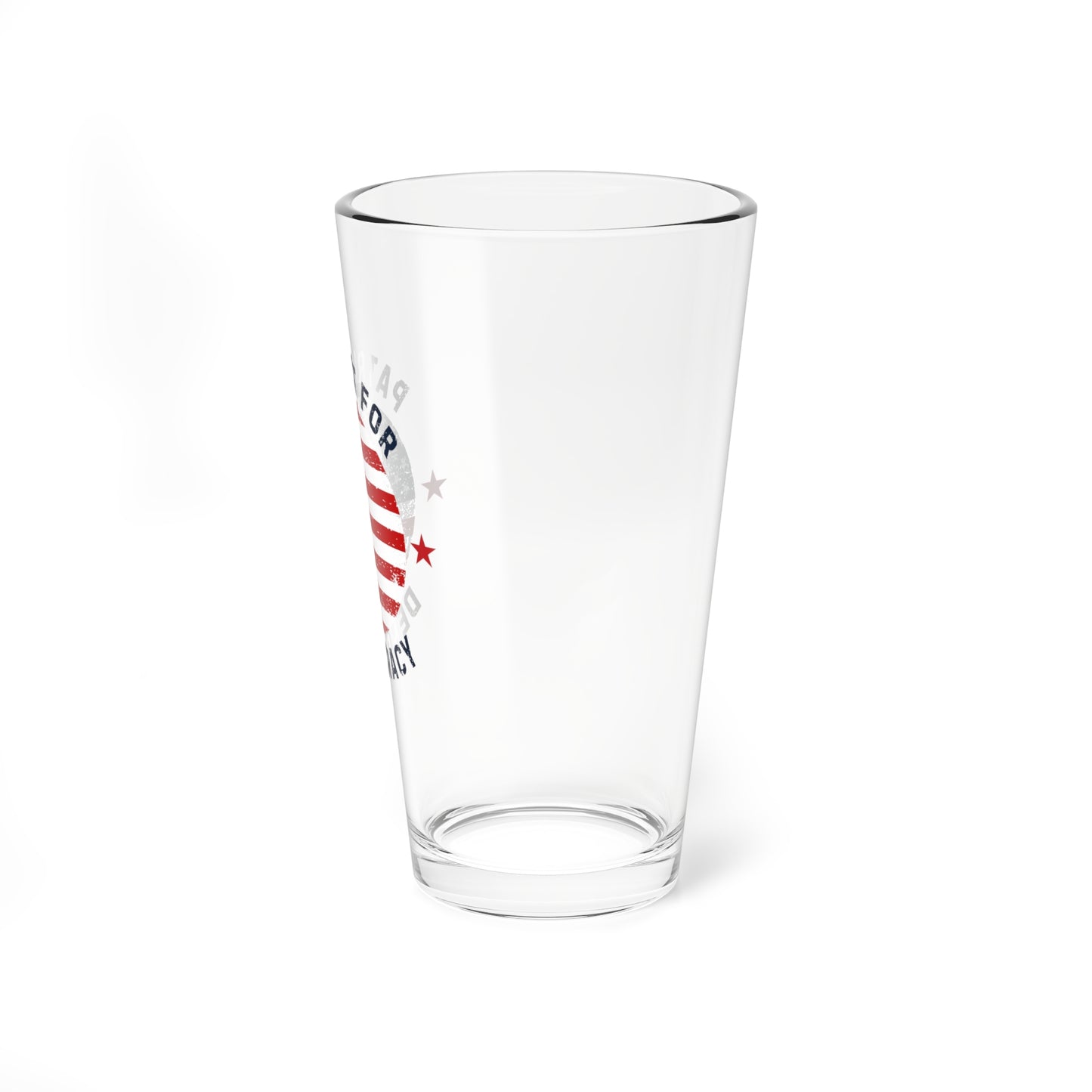 Election Day Drinking Glass, 16 oz., Patriot for Democracy