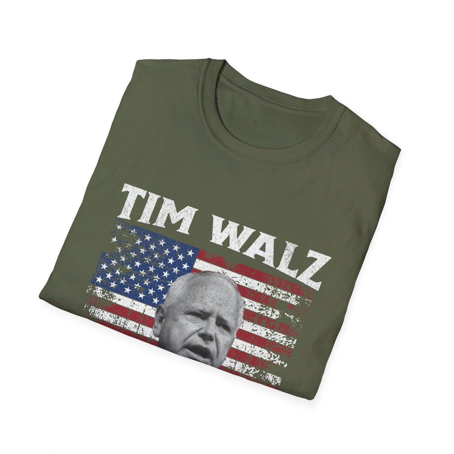 Tim Walz Big Dad Energy TShirt - Soft, Unisex Style, Multiple Colors, Free Shipping, Harris Walz Shirt, Harris Walz Merch, Tim Walz Shirt