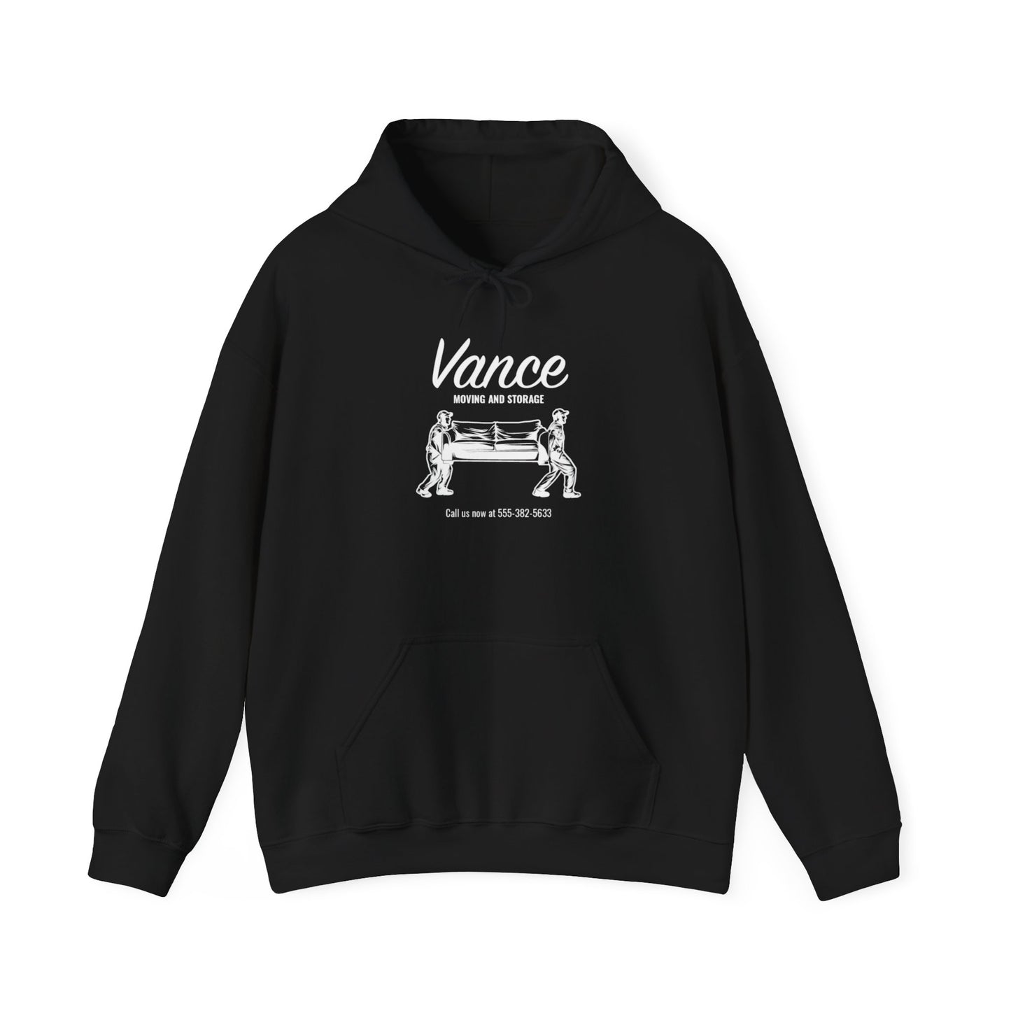 JD Vance Couch Unisex Hooded Sweatshirt, Front and Back Print, Multiple Colors