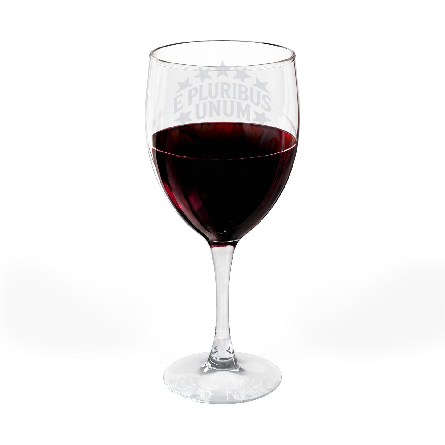 E Plurabis Unum Engraved Wine Glass, No Kings Gifts, Anti Trump Gifts, 10.5 oz, Unique Political Gift, Democracy Gift, Freedom 1776 Gift