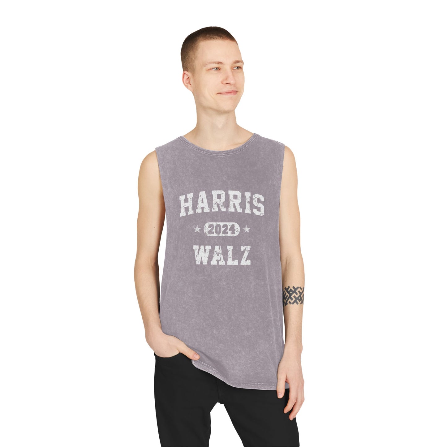 Harris Walz Tank, Unisex Stonewash Tank Top, Multiple Colors, Free Shipping