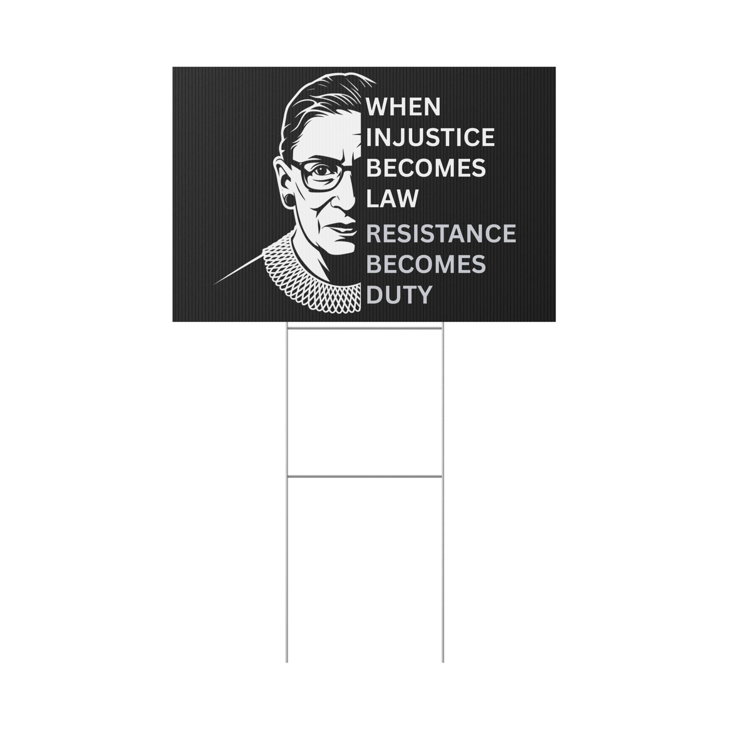 Supreme Court Yard Sign, Democracy Yard Sign, Anti Trump Yard Sign, Political Yard Sign, Print on Both Sides, Multiple Sizes