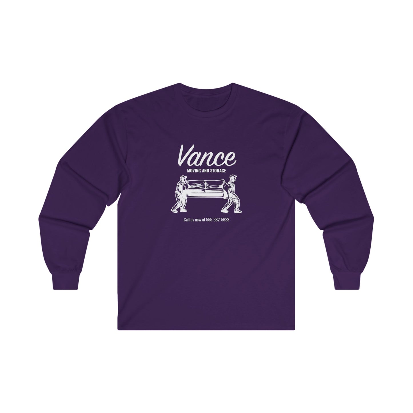 JD Vance Couch Tshirt, Unisex Ultra Cotton, Long Sleeve, Front and Back Print, Multiple Colors