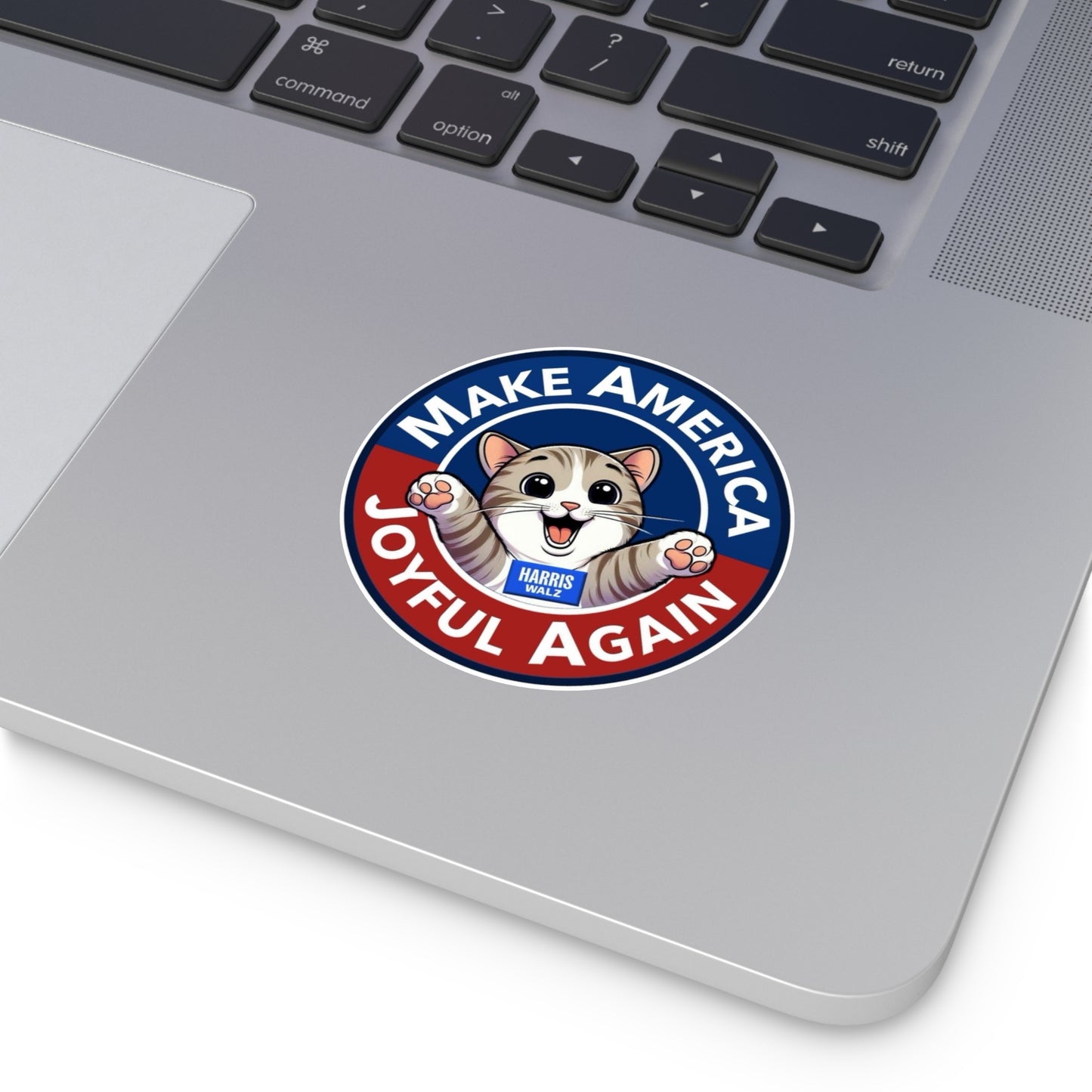 Make America Joyful Again Sticker, Kamala Harris Sticker, Indoor/Outdoor, Multiple Sizes, Free Shipping