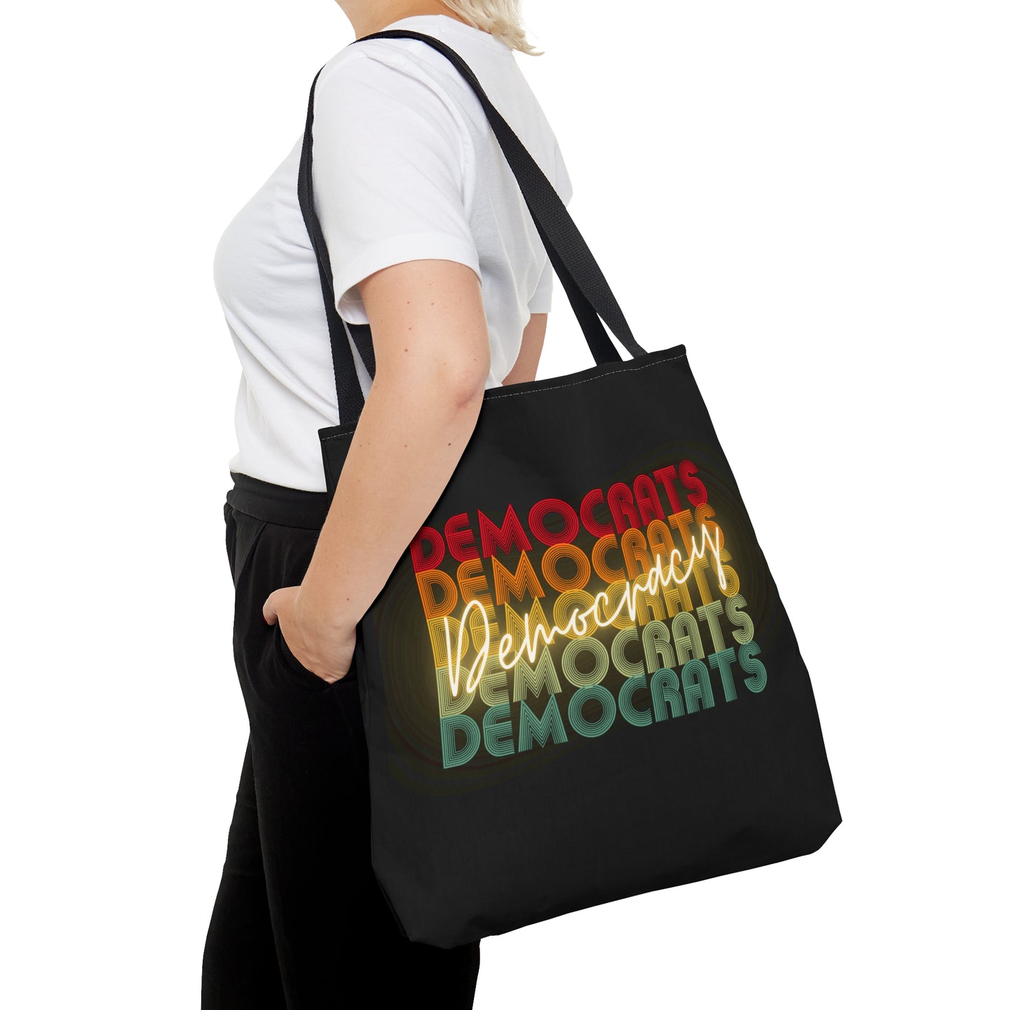 Democracy Tote Bag, Democrats Democracy, Multiple Sizes, Great Democrat Gift, Democracy Signs