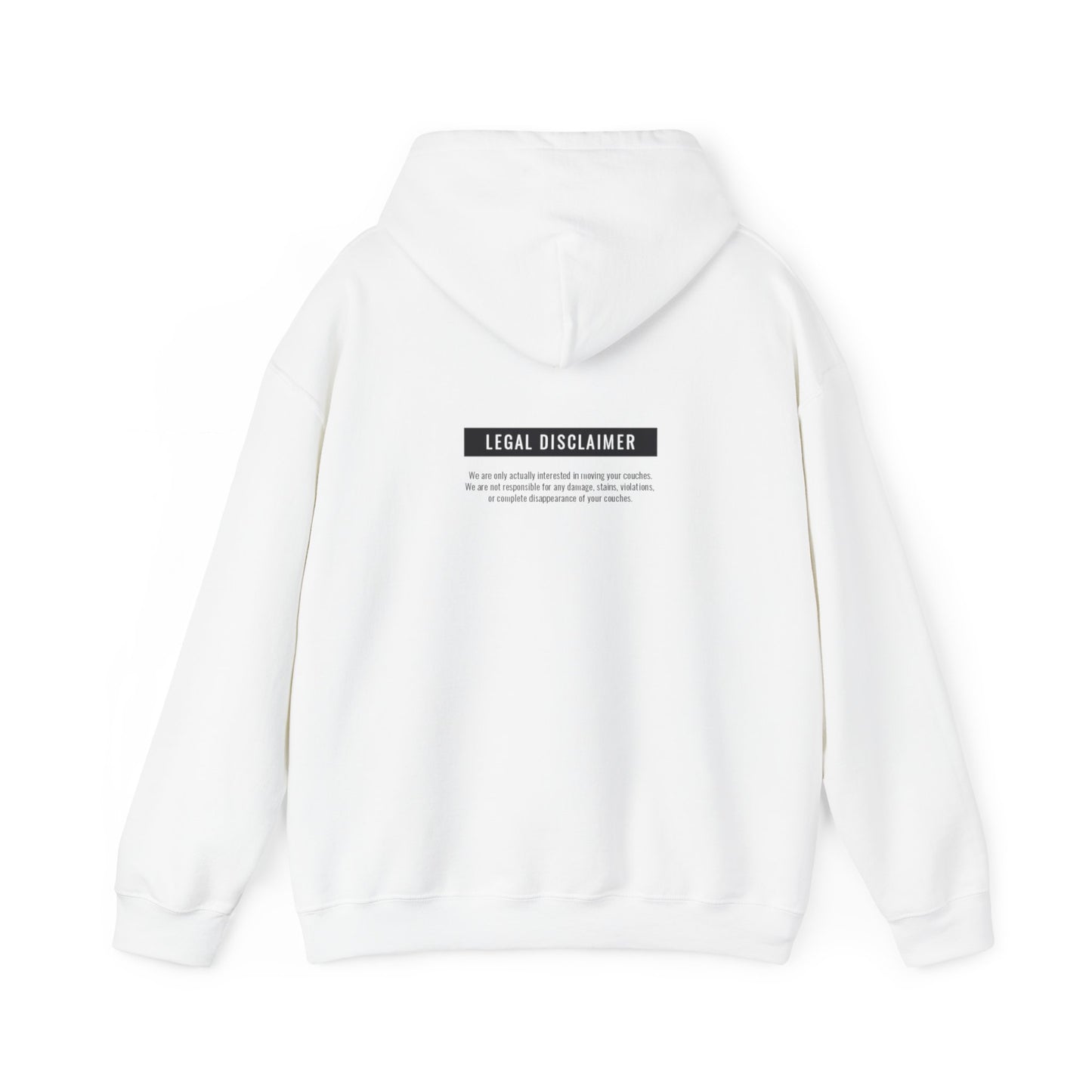 JD Vance Couch Unisex Hooded Sweatshirt, Front and Back Print, Multiple Colors