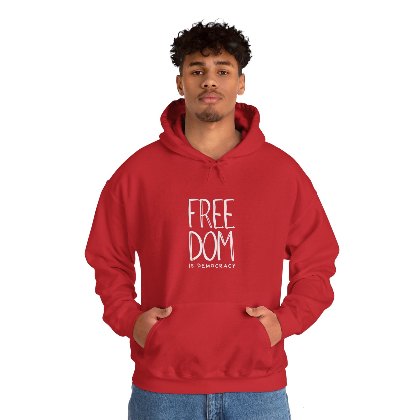 Democracy Hoodie, Freedom is Democracy, Democracy Clothing