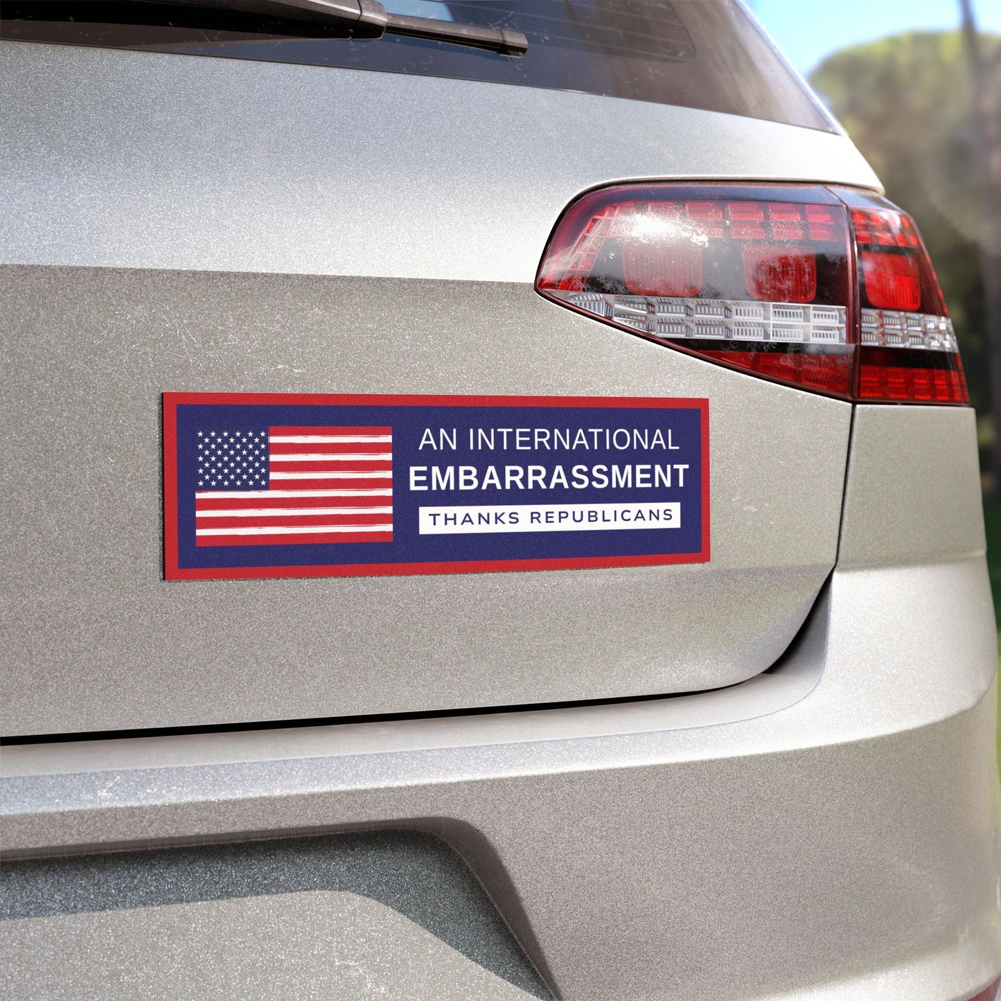 America Magnetic Bumper Sticker, Anti Trump Magnet, Political Magnet, Magnet for Car, Bumper Magnet, Fridge Magnet