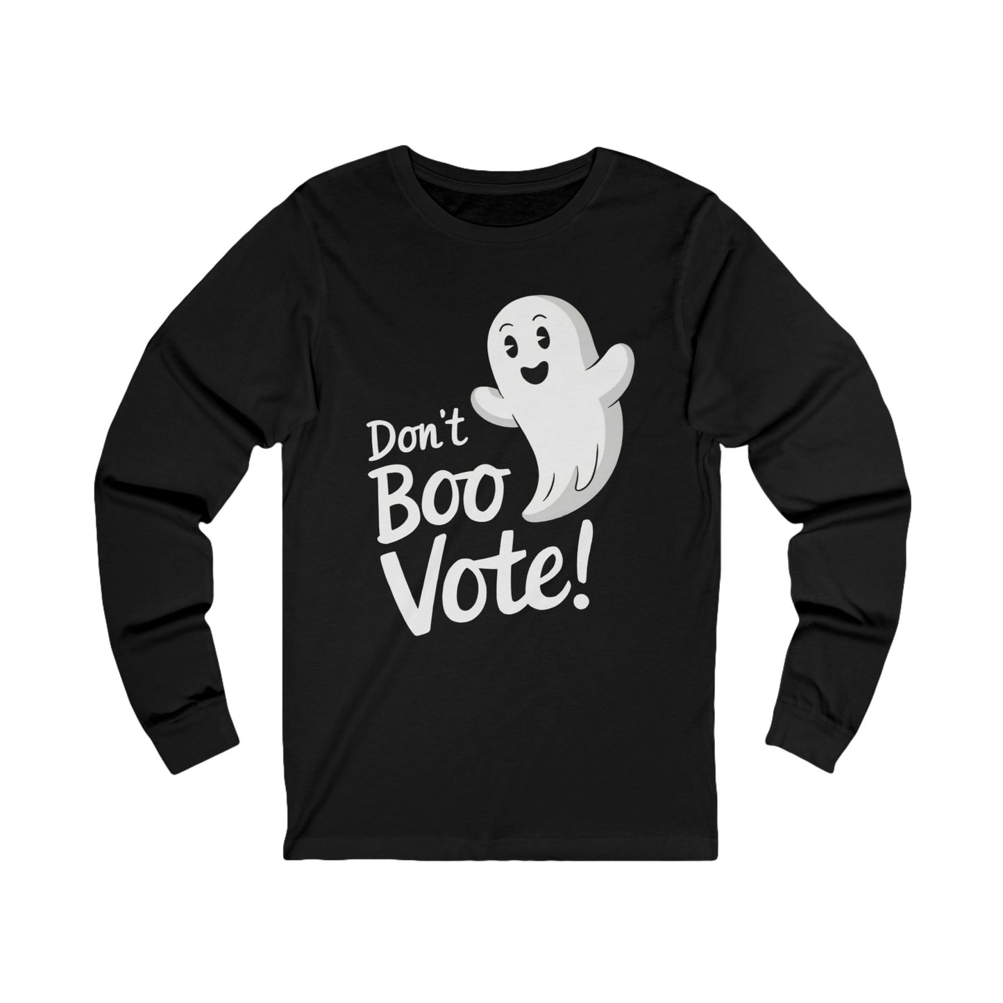 Don't Boo Vote Tshirt, Unisex Style, Long Sleeve, Harris Walz Halloween, Kamala Halloween, Kamala Tshirt, Harris Walz Tshirt