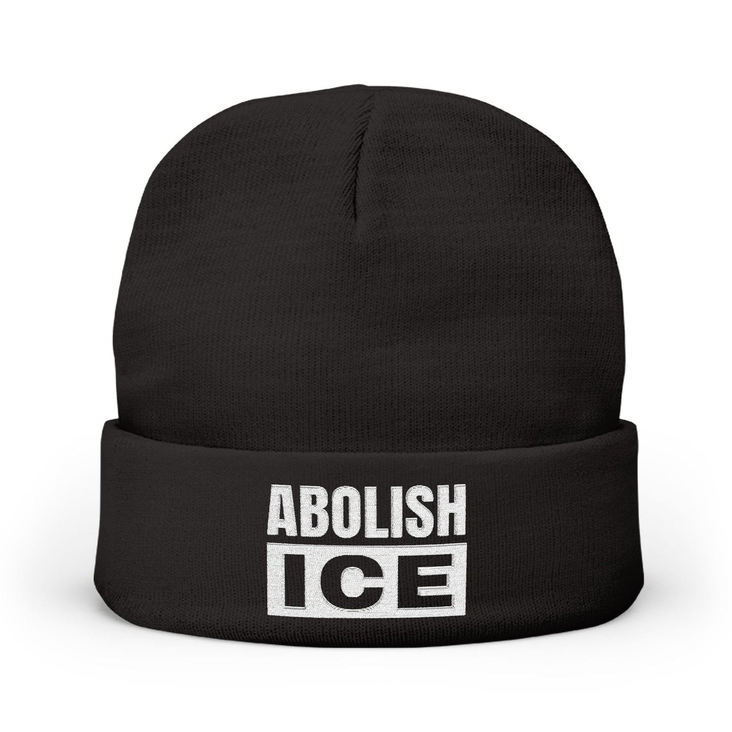 Abolish ICE Hat | Embroidered Knit Beanie | Anti ICE Hat | Abolish ICE Beanie | Multiple Colors