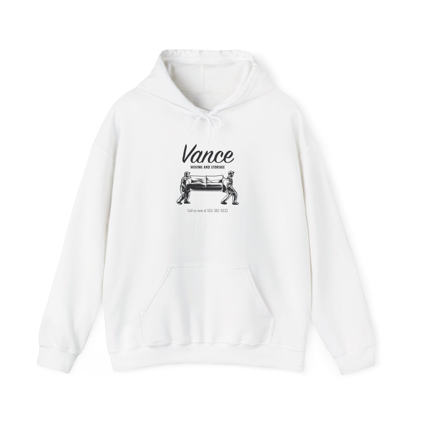 JD Vance Couch Unisex Hooded Sweatshirt, Front and Back Print, Multiple Colors