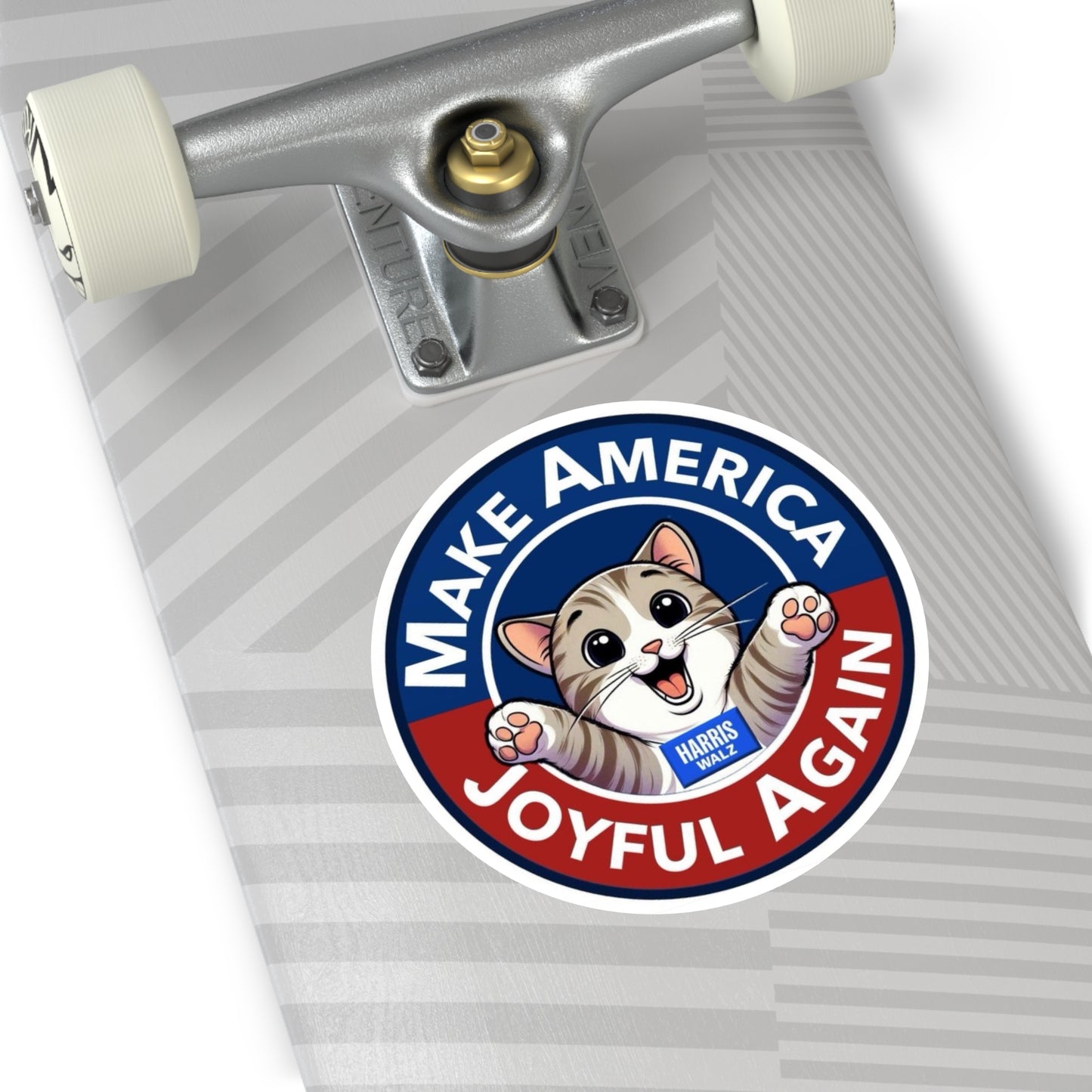 Make America Joyful Again Sticker, Kamala Harris Sticker, Indoor/Outdoor, Multiple Sizes, Free Shipping