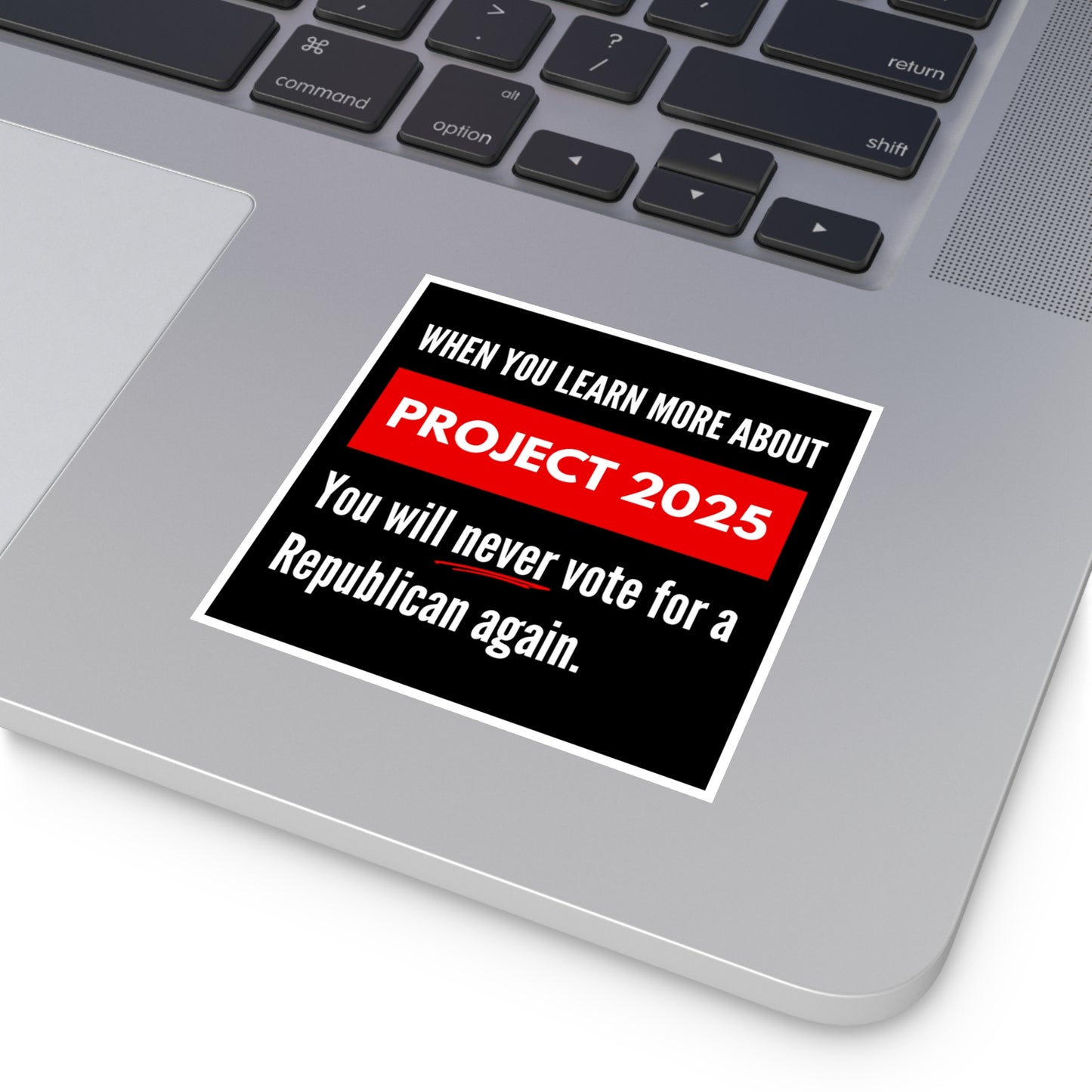 Project 2025 Sticker, Indoor/Outdoor Election Sticker, Political Sticker, Democracy Sticker, Anti Trump Sticker, Biden Sticker