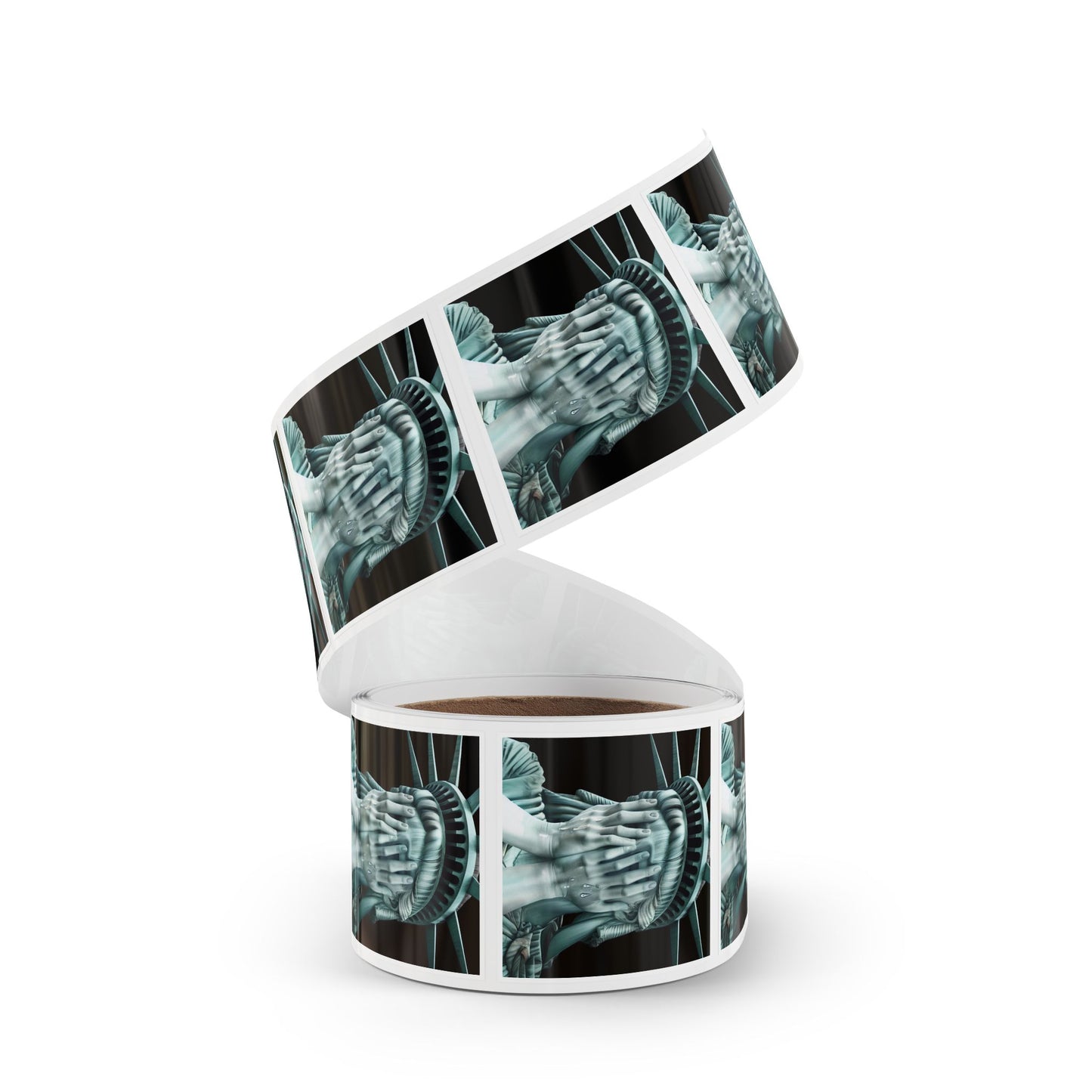Wholesale Political Sticker Rolls – 2″×2″ Vinyl, Waterproof, High Turnover & Profit Margin