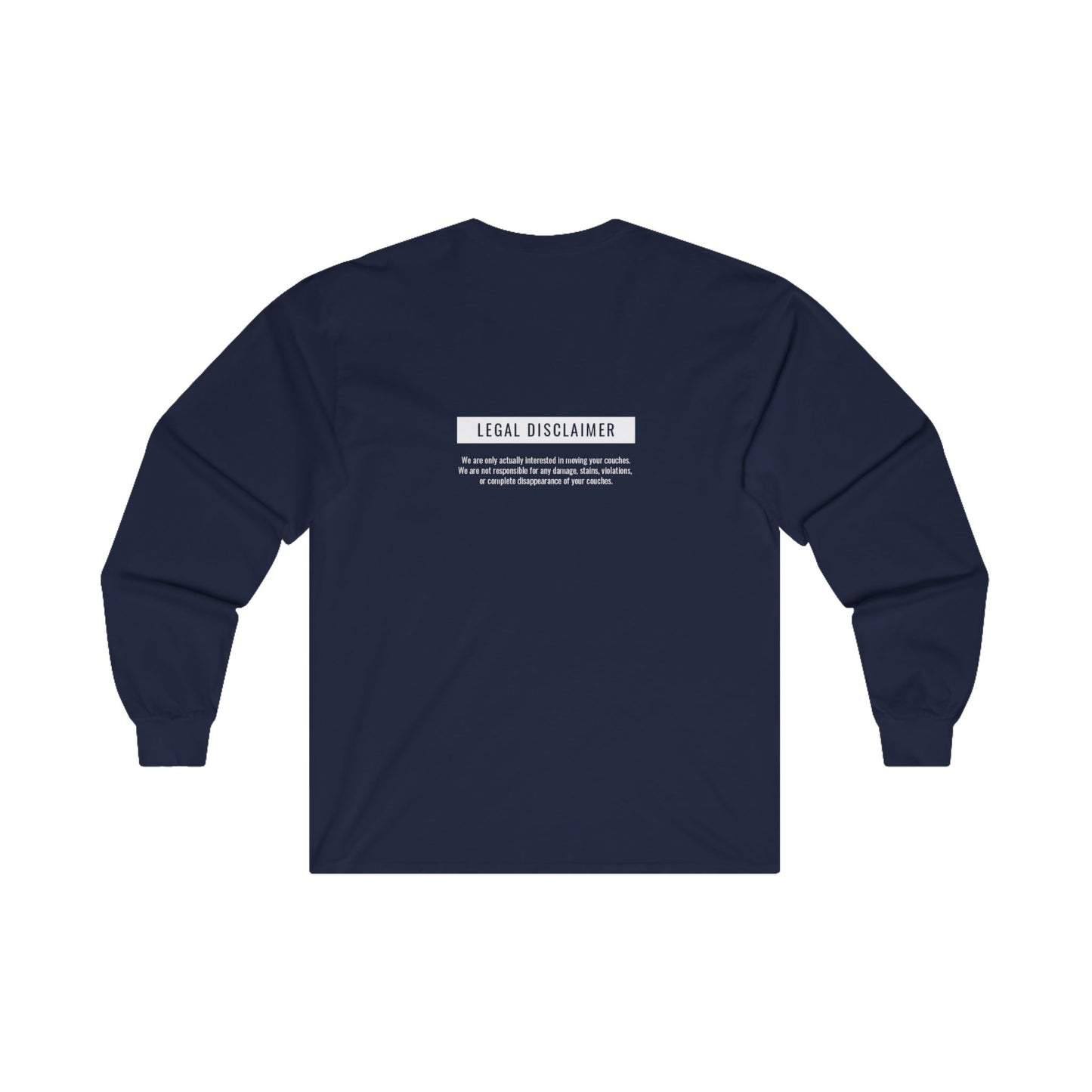 JD Vance Couch Tshirt, Unisex Ultra Cotton, Long Sleeve, Front and Back Print, Multiple Colors