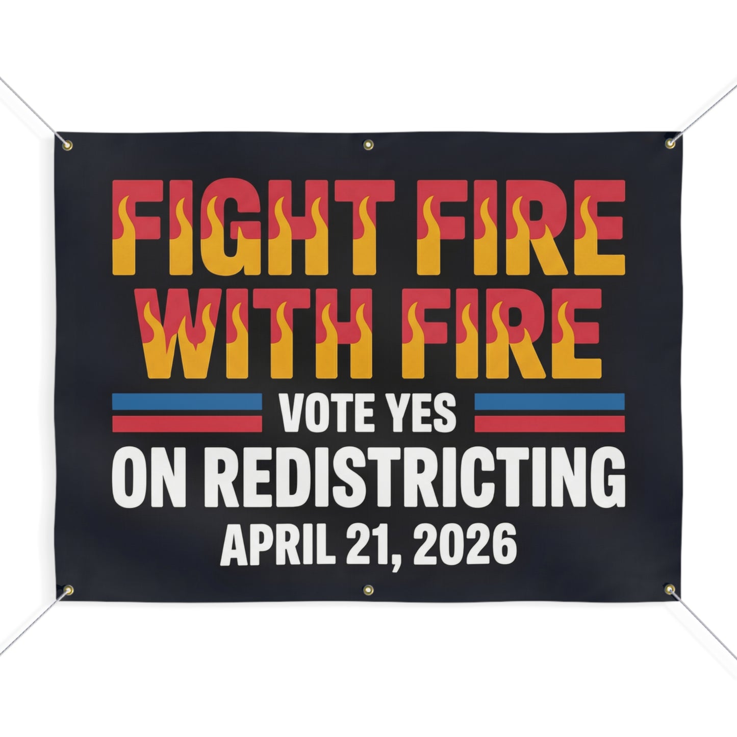 Vote Yes on Virginia Vinyl Banner — Virginia Redistricting Signs