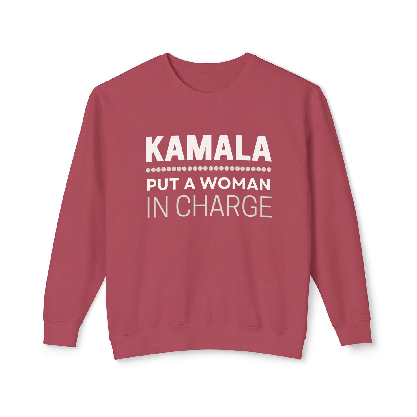 Kamala Harris Sweatshirt, Put a Woman in Charge, Soft, Relaxed Style, Fall Colors