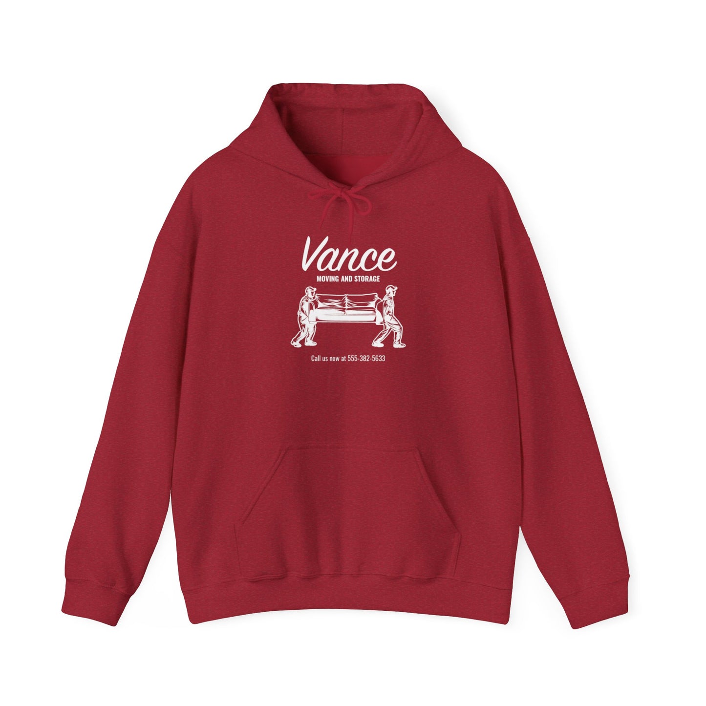 JD Vance Couch Unisex Hooded Sweatshirt, Front and Back Print, Multiple Colors