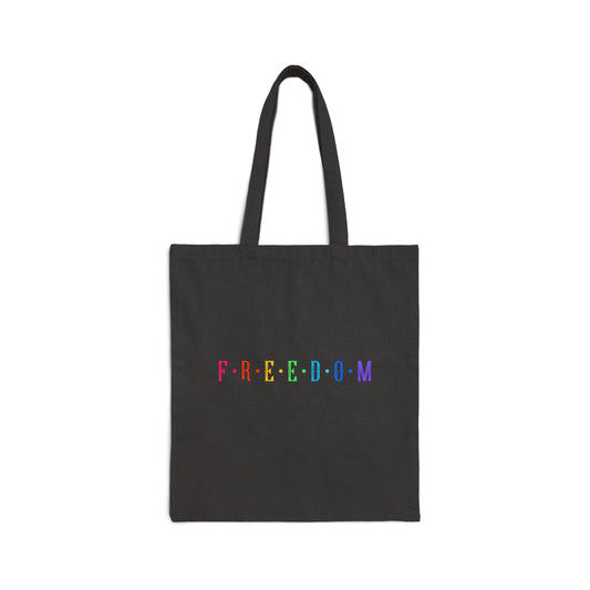 Equality Tote, Freedom is Equality, Democracy Tote, Cotton Canvas Tote Bag