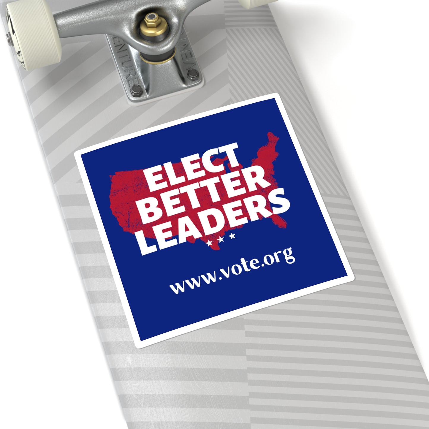 Elect Better Leaders, Democracy Sticker, Vinyl, Multiple Sizes, Free Shipping, Democracy Sticker, Vote Sticker, Democrat Sticker