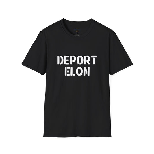 Deport Elon T-shirt, Anti-Trump Shirt, Unisex, 100% Cotton, Multiple Colors