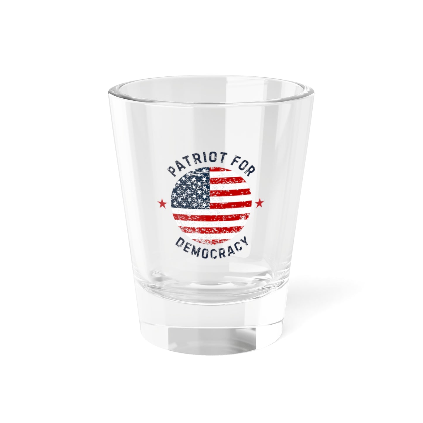 Election Day Drinking Glass, Patriot for Democracy, Shot Glass