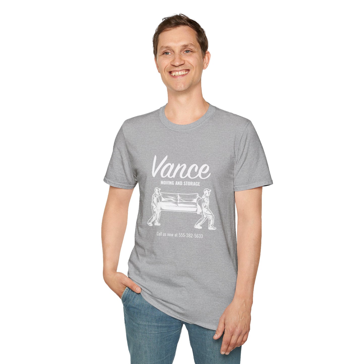 JD Vance Couch Shirt Soft, Unisex Style, Multiple Colors, Front and Back Print